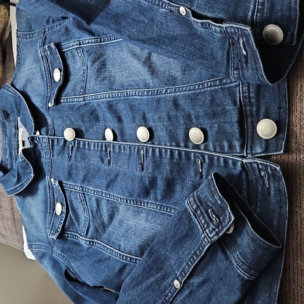 Blossom Denim Jean Jacket Size Small